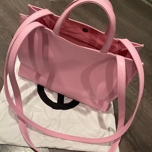 Pink medium tote bag